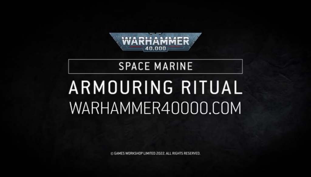 Warhammer , Space Marine Armouring Ritual Cinematic Trailer(0)