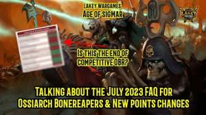 Warhammer Age of Sigmar Ossiarch Bonereapers New Points FAQ July Discussion(0)