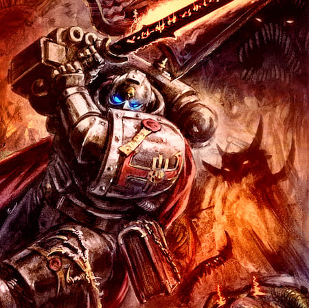 Warhammer 40K: Castellan’s Crowe Wielding the Blade